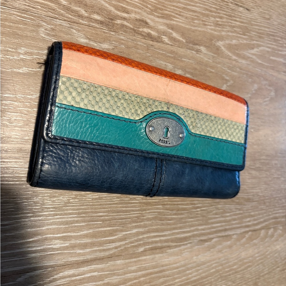 Fossil Multicolor Leather Wallet